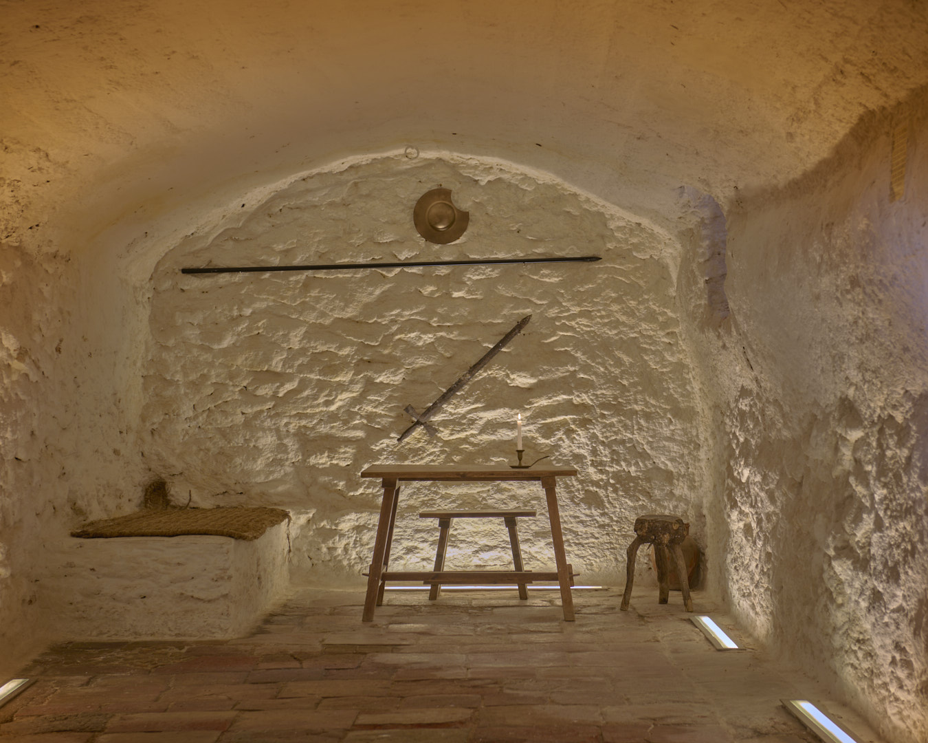Imagen del interior de la cueva de Medrano en el municipio de Argamasilla de Alba